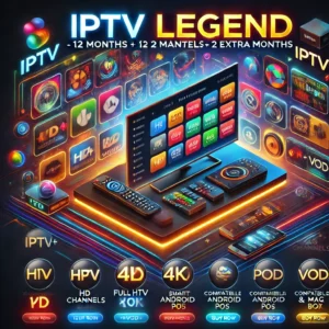 IPTV Subscription LEGEND 14 Months - Premium Streaming Service for 14 Months Access